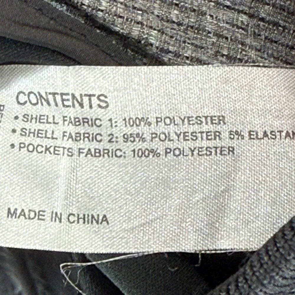 Greyson Jacket Mens M Gingham Camo Gray Full Zip Bomber Stretch EUC